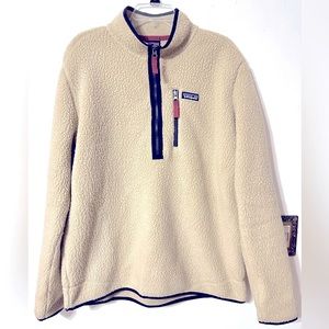 Men’s Large Patagonia retro pile pullover 1/2 zip